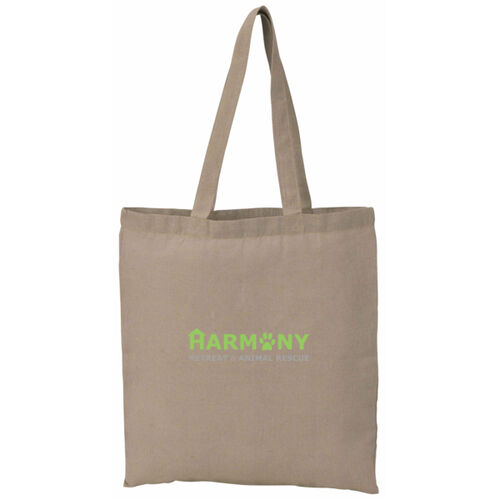 Tote - Eco-Friendly 5oz Recycled Cotton Twill Tote Bag (16.5hx15w) Thumbnail